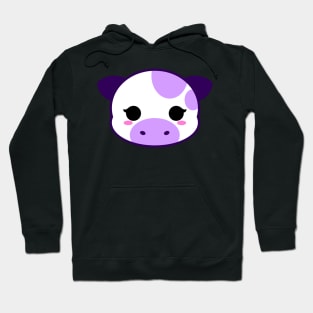 Cute Blueberry Milk Cow Hoodie